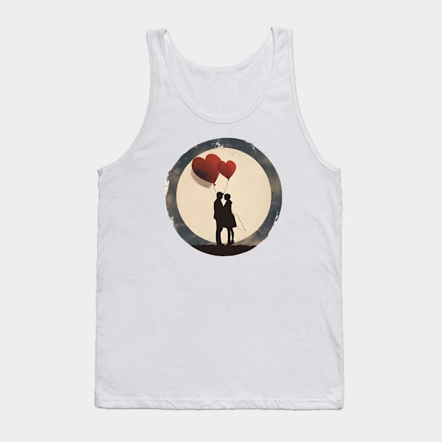 Discover True Romance: Art, Creativity and Connections for Valentine's Day and Lovers' Day Tank Top by insaneLEDP